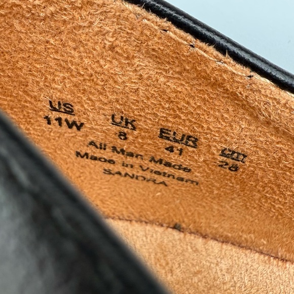 Naturalizer Sandra Wedge Shoes Black Slip-On Comfort Size 11W Leather - Picture 13 of 16